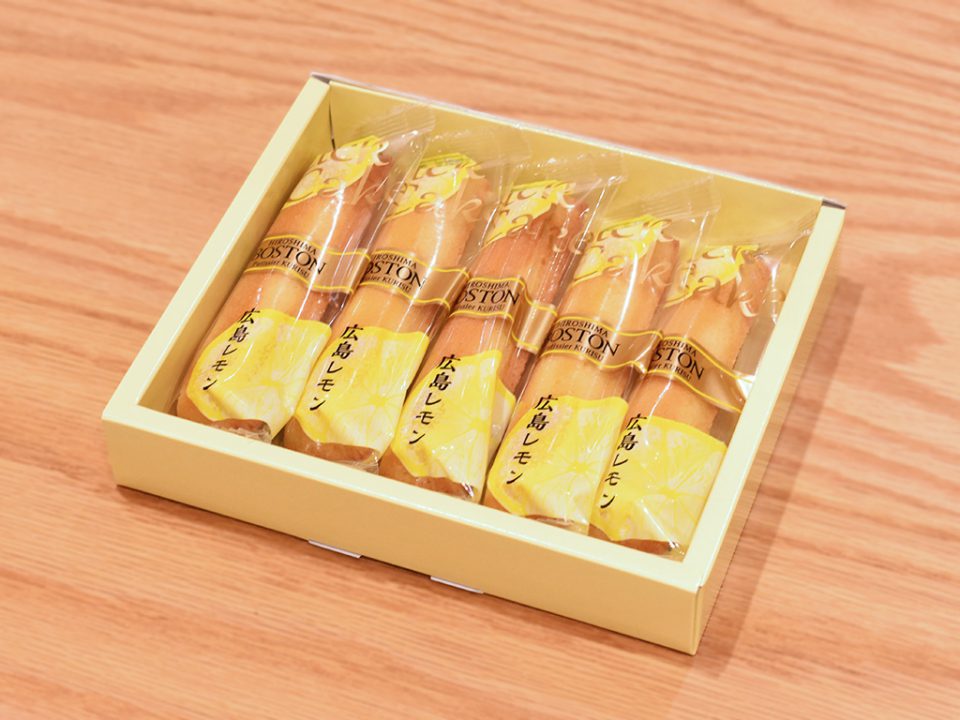 広島レモンスティックケーキ 5本入 箱 瀬戸内 広島おみやげガイド